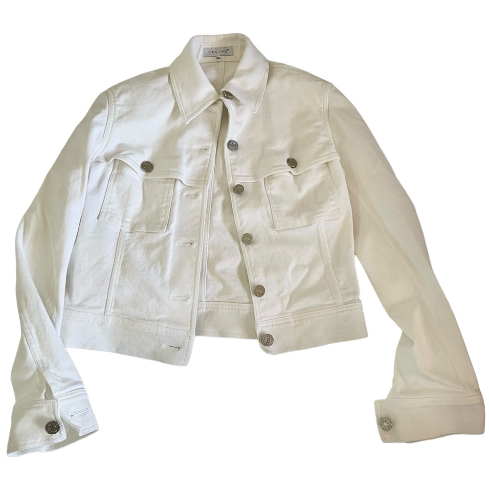 Céline White Denim Jacket